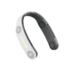 Fashionable & Functional, Portable Neck Fan, 360Degree Surrounding Air, Bladeless Design, Rechargeable High Capacity Battery, Adjustable Speed
