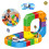 Magnetic Track Car Toy Set with Snap-On Blocks 51 Pcs 1