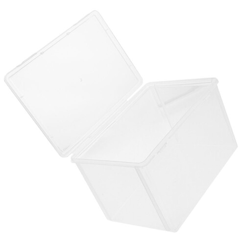 2Pcs Transparent Bread Pocket PP Leakproof Food Container for Home Use 1