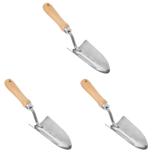3Pièces Pelle Jardinage Durable Manche Bois Qualité 2