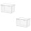 2Pcs Transparent Bread Pocket PP Leakproof Food Container for Home Use 7