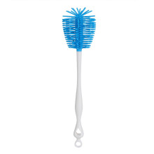 2-In-1Bottle And Straw Brush, Heat Resistant Non-Toxic Odorless Food Grade Silicone With Suction Base Counter Storage, Perfect For Nursing Bottles