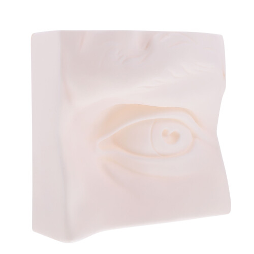 2Pcs White Soft Plastic Sketch Practice Models for Artistic Decor 1