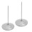 6Pièces Support Facture Argenté Métal Avec Base Stable Pour 11