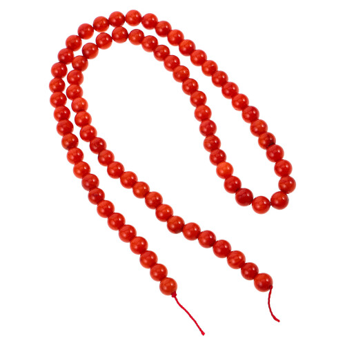 Perles Corail Artificiel Rondes Pour Bracelets 1