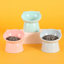 Tilted Dog Bowls for Puppies Cat Plates,Raised Dog Bowls for Small Dogs,Pet Dishes for Cats Cat Food Bowl,Outdoor Pet Bowl Basic Dog Bowls