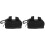 2Pièces Porte- Déchets Animaux Noir Durable Facile À Suspendre 2