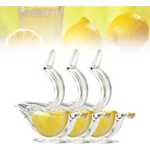 Bird Lemon Squeezer 3pcs, Acrylic Manual Juicer, Portable Transparent Hand Juicer for Lemon, Orange & Lime – Compatible with Kitchen Tools