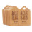 Christmas Gift Tags Cute Print Kraft Paper 100 Pack 1