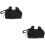 2Pièces Porte- Déchets Animaux Noir Durable Facile À Suspendre 6
