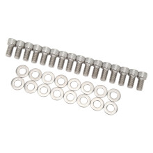 16PCS Stainless Steel Cylinder Head Bolt Kit for Ford SBF 260-351M