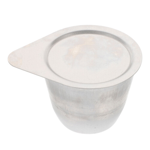 3Pcs Iron Melting Crucible Silver Casting Cup with Lid for Smelting 1