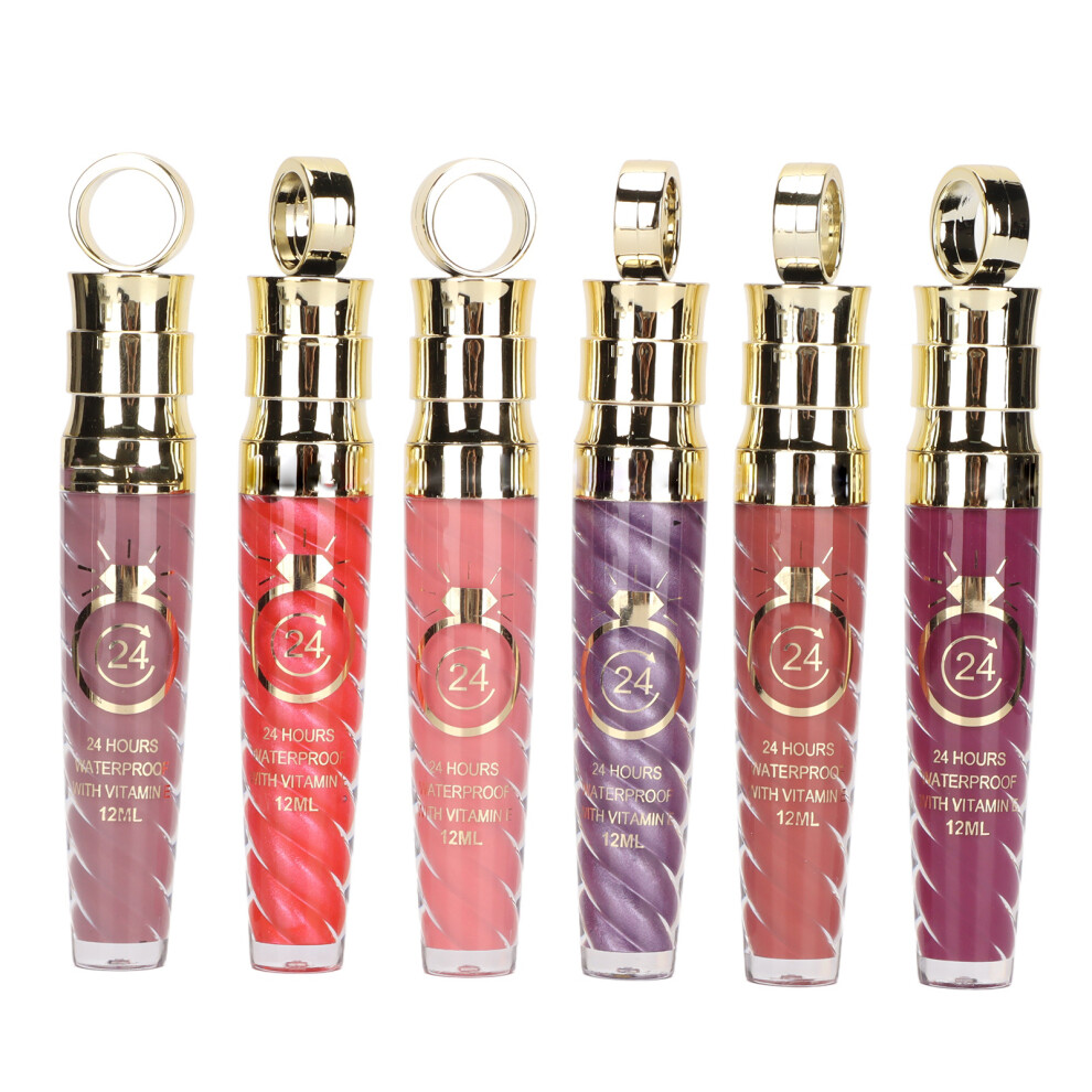 Cruelty Free Lip Gloss, Metallic Liquid Lipstick with Glitter, Long Lasting Waterproof Matte Lipstick, High Color Rendering, Light and Glossy
