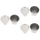 3Pcs Iron Melting Crucible Silver Casting Cup with Lid for Smelting 6
