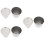 3Pcs Iron Melting Crucible Silver Casting Cup with Lid for Smelting 7