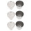 3Pcs Iron Melting Crucible Silver Casting Cup with Lid for Smelting 8