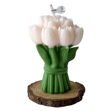 Valentine's Day Sculptural Art Candle for Home Decor