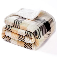 Red & Black Buffalo Plaid Christmas Throw Blanket, Fuzzy Soft Cozy Fleece for Couch/Bed (60"x70")