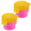 4Pièces Couvercles En Silicone Pour Bouteilles Rose Enfants 2