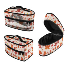 Maple Leaf Notes Travel Iron Storage Case 11.8x6.69x5.5 In Protective for Handheld Garment Steamer(Case Only)