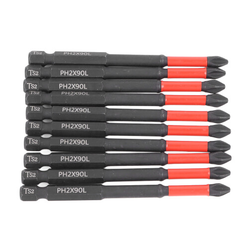Insert Driver Bits for Impact Tools, Non Slip Screwdriver Bits with High Hardness and Magnetic Tip, Impact Tough Precision-engineered Tips Made of 1