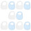 10Pièces Bavoirs Bébé 0-6 Boutons Coton Bébé 7