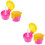 4Pièces Couvercles En Silicone Pour Bouteilles Rose Enfants 7