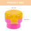 4Pièces Couvercles En Silicone Pour Bouteilles Rose Enfants 9
