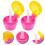 4Pièces Couvercles En Silicone Pour Bouteilles Rose Enfants 10