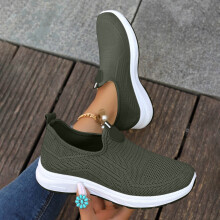 Zapatillas ortopédicas sin cordones Willtoo para mujer – Cómodas, bordadas, con soporte para el arco del pie, ancho especial, estilo enfermera,