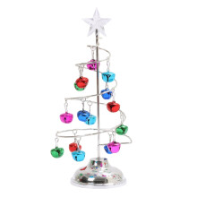 Julekrystalltrelampe, batteridrevet LED dekorativ krystallanheng juletre skrivebordslampe for jul, hjem og soverom