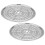 Stainless Steel Steamer Shelf 2 Pieces 1