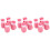 12Pcs Pink Elastic Hook Boots Rubber Anti-Scratch Paw Covers 3