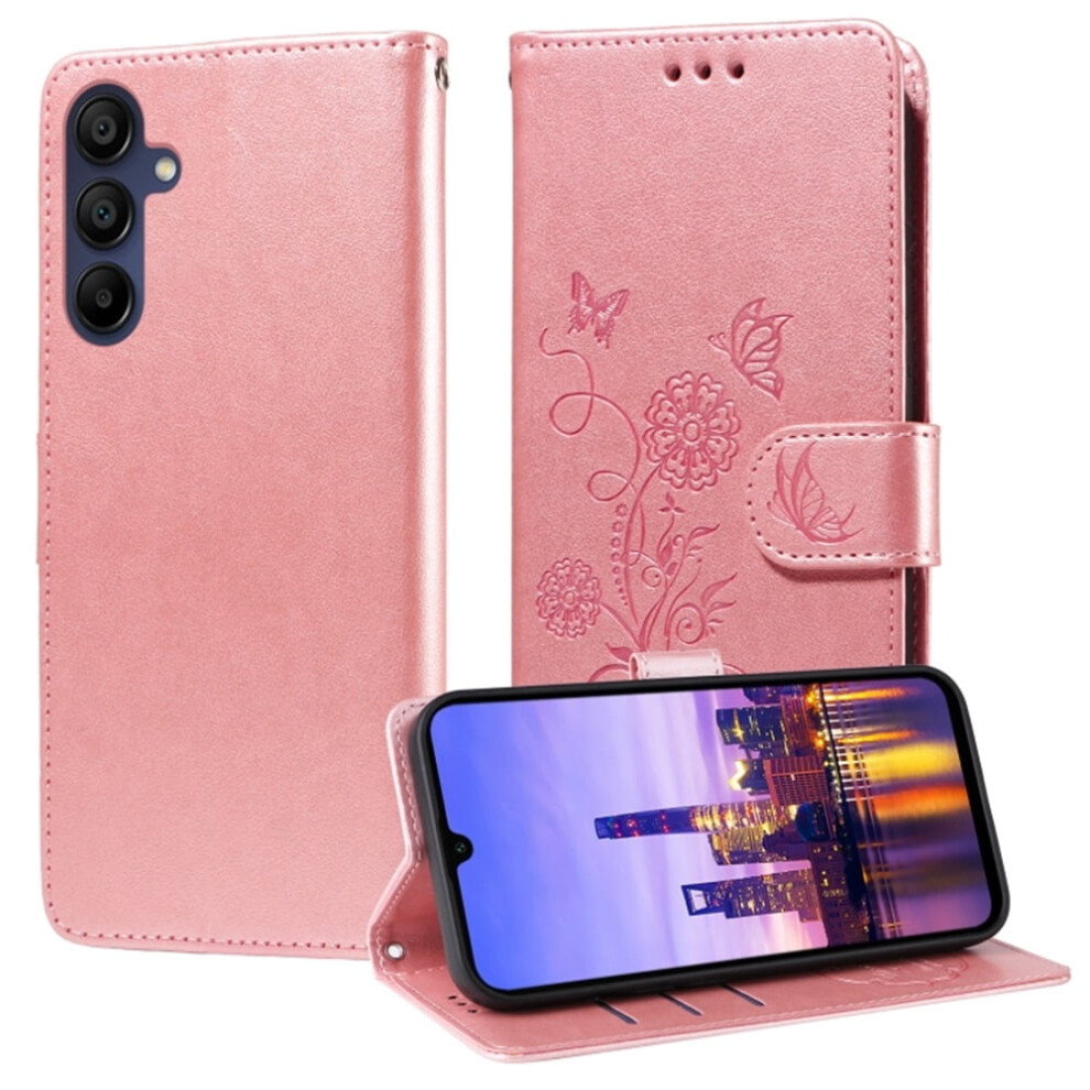 Butterfly Flower Flip Case For Samsung Galaxy A26 5G Pink 975221368997