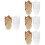 400Pcs Decorative Cake Liners Oil-Proof Baking Cups for Weddings 5