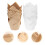 400Pcs Decorative Cake Liners Oil-Proof Baking Cups for Weddings 8