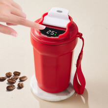 Mug isotherme double paroi de 500 ml, acier inoxydable 316, mini mug de voyage avec couvercle, fermeture hermétique, fond antidérapant, large
