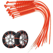 Tire Zip Ties for Snow, Universal Anti-Skid Snow Tire Chains, Reusable Plastic Snow Tire Chains for Cars Suvs Trucks (30)