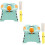 2Sets Folding Compact Training Potty Seat Portable Blue and Black 6