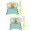 2Sets Folding Compact Training Potty Seat Portable Blue and Black 7