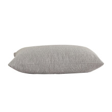 Taies d'oreiller extensibles, prélavées, ultra douces et respirantes, en micro-jersey gris ultra doux, taille standard, entretien facile