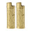 2Pcs Lighter Case Zinc Alloy Floral Gold 53 g 3