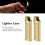 2Pcs Lighter Case Zinc Alloy Floral Gold 53 g 6