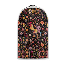 Étui de protection élégant à motif de coq et de fleurs pour la cuisine et la maison