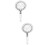 2Pcs Compact Silver Cocktail Strainer Portable Bar Mixologists Tool 2