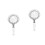 2Pcs Compact Silver Cocktail Strainer Portable Bar Mixologists Tool 5
