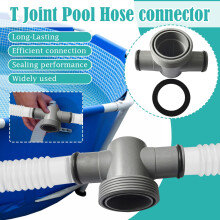 Raccord en T pour tuyau d'arrosage 1,5" à 1,25", adaptateur universel élévateur/abaisseur pour jardin et irrigation – Gris, 1 pièce