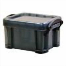 Mini-Aufbewahrungsbox aus transparentem Acryl, abschließbares Schmuckkästchen in Bonbonfarben, tragbarer Organizer (0,14 l)