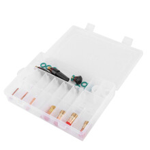 30 PCS TIG Welding Glass Cup Kit 4#-12# Heat Resistant Accessories