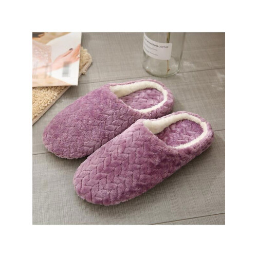 Άνδρες Γυναικείες Παντόφλες Slip On Βελούδινα Μαλακά Χειμερινά Ζεστά Γυναικεία